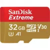 WESTERN DIGITAL SanDisk Extreme micro SDXC 32GB (A1/ V30/ U3/ UHS-I/ Cl.10/ R100/ W60) su SD adapteriu