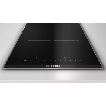 Bosch PIB375FB1E indukcinė kaitlentė, juoda, nerūdijantis plienas, įmontuojama, 2 zonos