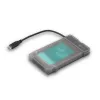 i-tec MySafe USB-C 3.1 Gen. 2 easy, išorinis HDD/SSD dėklas, 2.5 colio, Serial ATA, Serial ATA II, Serial ATA III, 10 Gbit/s, USB jungtis, Juoda