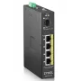 Zyxel RGS100-5P nevaldomas L2 Gigabit Ethernet (10/100/1000) PoE jungiklis, juodas