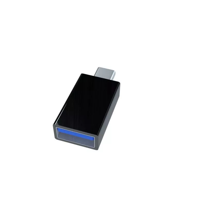 USB adapteris Gembird A-USB3-CMAF-01 — USB Type-C (vyriškas) į USB-A (moteriškas), USB 3.2 Gen 1, juodas