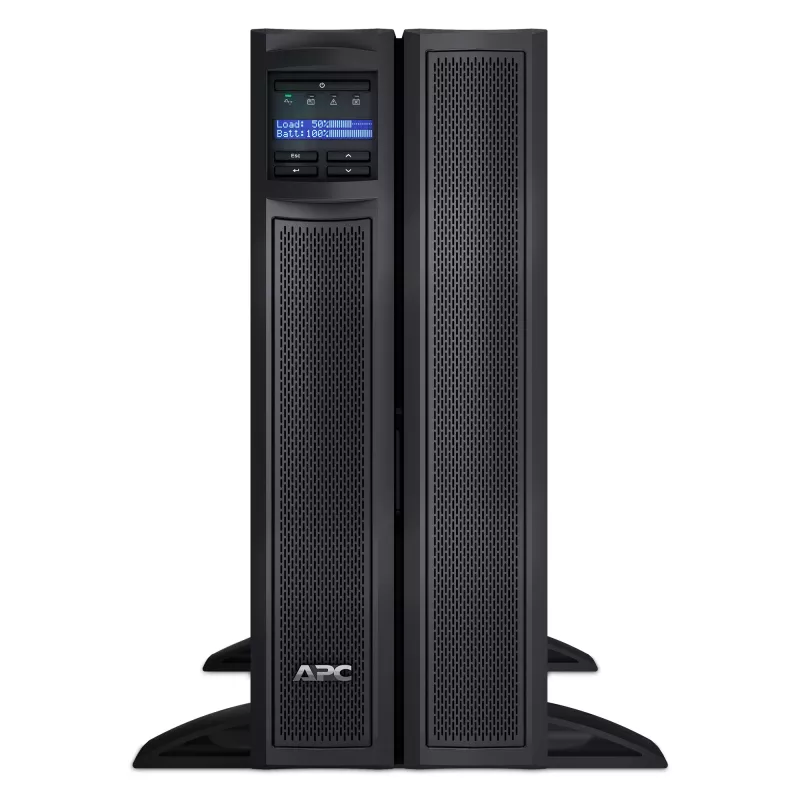 APC Smart-UPS X SMX2200HVNC - 2200VA, 8x C13 + 2x C19 išvestis, USB, praplečiamas veikimo laikas, mažas gylis, NMC