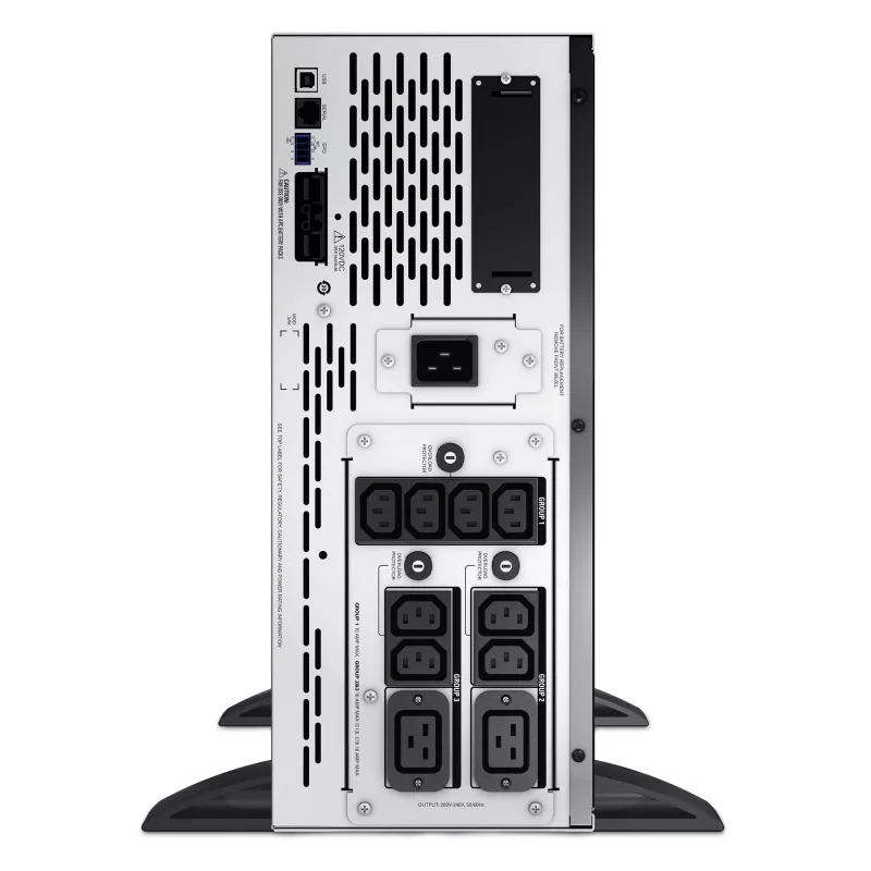 APC Smart-UPS X SMX2200HVNC - 2200VA, 8x C13 + 2x C19 išvestis, USB, praplečiamas veikimo laikas, mažas gylis, NMC