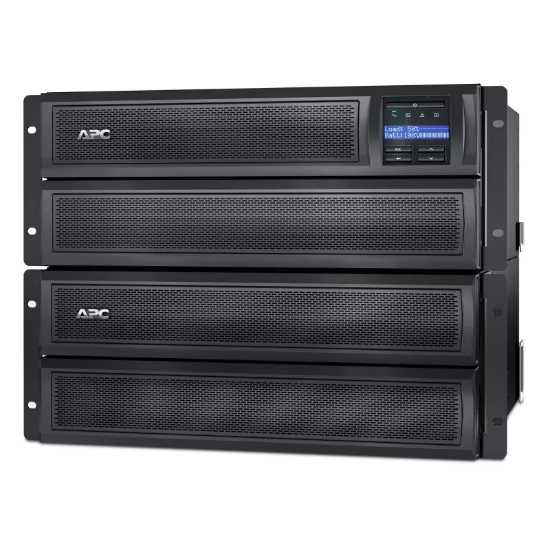 APC Smart-UPS X SMX2200HVNC - 2200VA, 8x C13 + 2x C19 išvestis, USB, praplečiamas veikimo laikas, mažas gylis, NMC