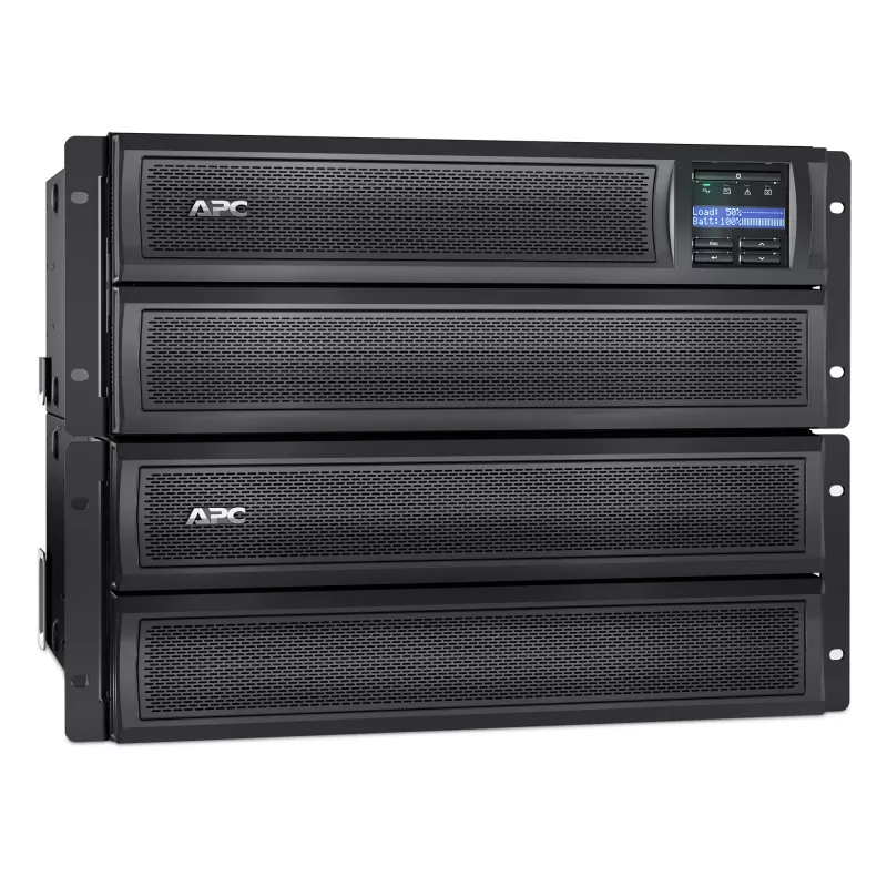 APC Smart-UPS X SMX2200HVNC - 2200VA, 8x C13 + 2x C19 išvestis, USB, praplečiamas veikimo laikas, mažas gylis, NMC