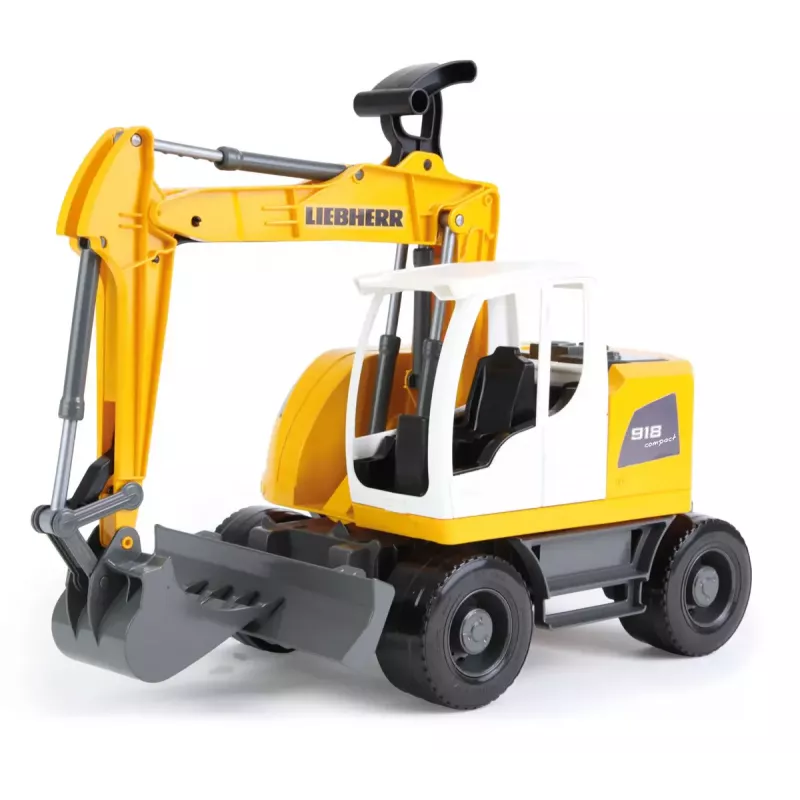 Lena Worxx 04611 ekskavatoriaus modelis – mechaninis žaislinis ekskavatorius