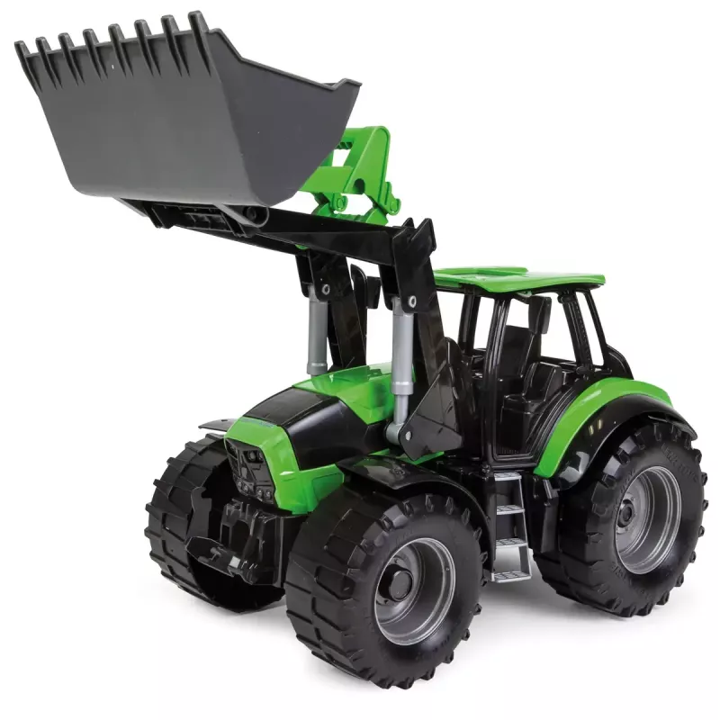 Lena Worxx 04613 Deutz-Fahr Agrotron žaislinis traktorius su krautuvu priekyje, 1:15, 45 cm