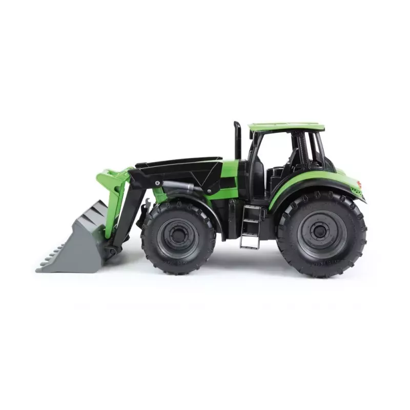 Lena Worxx 04613 Deutz-Fahr Agrotron žaislinis traktorius su krautuvu priekyje, 1:15, 45 cm
