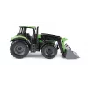 Lena Worxx 04613 Deutz-Fahr Agrotron žaislinis traktorius su krautuvu priekyje, 1:15, 45 cm