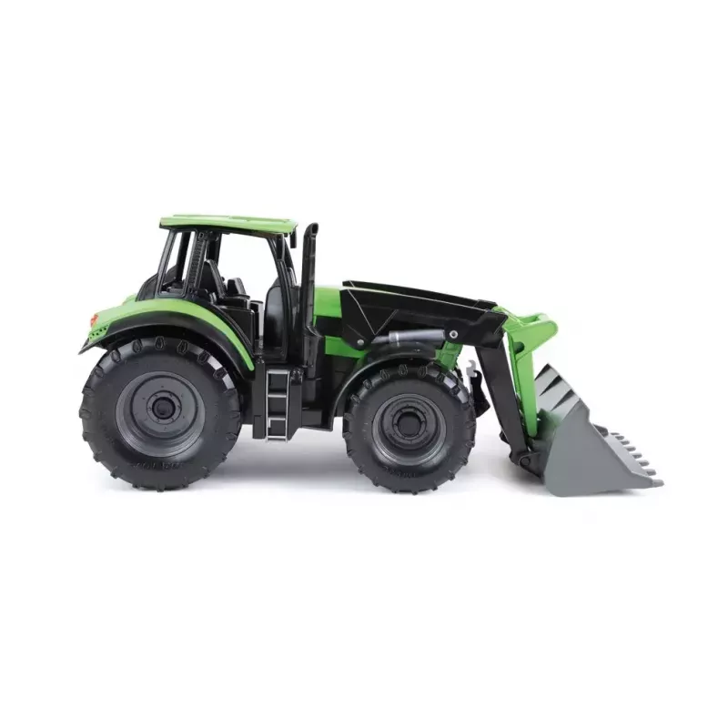 Lena Worxx 04613 Deutz-Fahr Agrotron žaislinis traktorius su krautuvu priekyje, 1:15, 45 cm