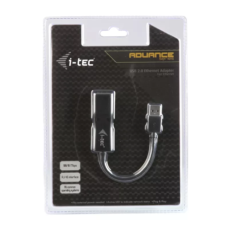i-tec Advance USB 2.0 Fast Ethernet adapteris
