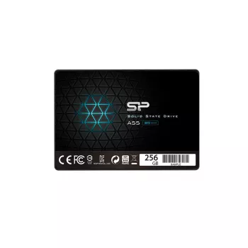 SSD Silicon Power Ace A55 256 GB, SATA III, 2,5 colio, 3D TLC, 550/450 MB/s, 7 mm