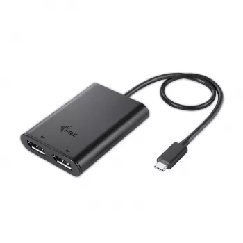 i-tec USB-C 3.1 Dvigubas 4K DP vaizdo adapteris, 3.2 Gen 1 (3.1 Gen 1), USB Type-C, DisplayPort išvestis, 3840 x 2160 pikseliai