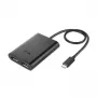 i-tec USB-C 3.1 Dvigubas 4K DP vaizdo adapteris, 3.2 Gen 1 (3.1 Gen 1), USB Type-C, DisplayPort išvestis, 3840 x 2160 pikseliai
