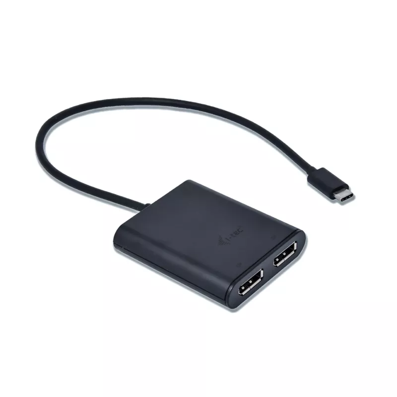 i-tec USB-C 3.1 Dvigubas 4K DP vaizdo adapteris, 3.2 Gen 1 (3.1 Gen 1), USB Type-C, DisplayPort išvestis, 3840 x 2160 pikseliai