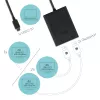 i-tec USB-C 3.1 Dvigubas 4K DP vaizdo adapteris, 3.2 Gen 1 (3.1 Gen 1), USB Type-C, DisplayPort išvestis, 3840 x 2160 pikseliai