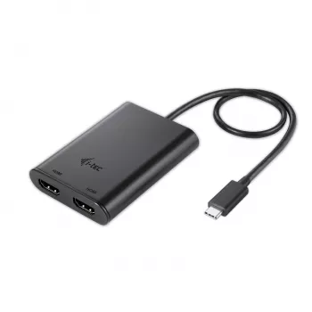 i-tec USB-C 3.1 Dvigubas 4K HDMI vaizdo adapteris, 3.2 Gen 1 (3.1 Gen 1), USB Type-C, HDMI išvestis, 3840 x 2160 pikseliai