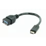 USB kabelis Gembird A-OTG-CMAF3-01, USB‑C į USB‑A, 0,2 m, juodas