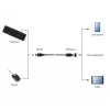USB kabelis Gembird A-OTG-CMAF3-01, USB‑C į USB‑A, 0,2 m, juodas