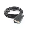 Gembird HDMI į VGA ir garso adapterio laidas, vienas prievadas, 1,8 m - juodas