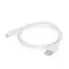 Laidinė jungtis Gembird CC-USB2-AMLM-2M-W — 2 m, Lightning į USB A, USB 2.0, balta