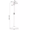 Techly ICA-TR10 laikiklis skaitmeniniams ženklams 68.6 cm (27 col.) sidabrinis