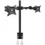 Techly ICA-LCD 482-D stovas dviems monitoriams su spaustuku, 13-27 colių, 20 kg