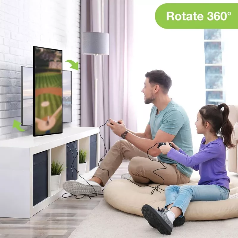 Techly ICA-PLB 136M Universalus LCD TV sieninis laikiklis 23-55 inch juodas