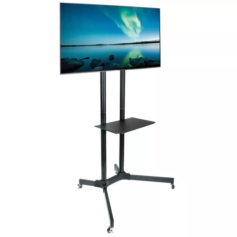 Techly ICA-TR6 grindinis stovas su lentyna LCD / LED / Plasma 30-65 colių