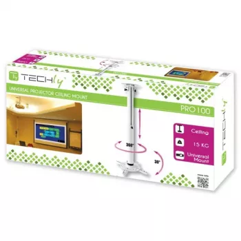 Techly lubinis projektoriaus laikiklis su prailginimu 500-770 mm baltas ICA-PM 104MW