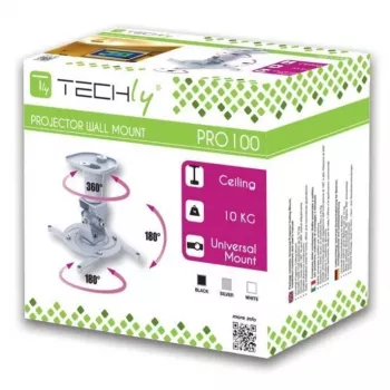 Techly Universalios lubų pakaba projektoriui, balta ICA-PM 100WH