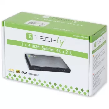 Techly HDMI skirstytuvas 4 krypčių 4K*2K IDATA HDMI-4K4