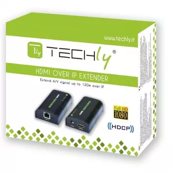 Techly HDMI stiprintuvas / skirstytuvas per IP tinklą IDATA EXTIP-373