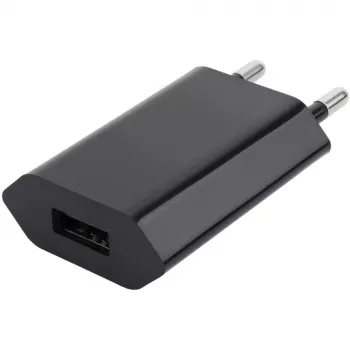 Techly Compact USB įkroviklis 1A Euro kištukas Juodas