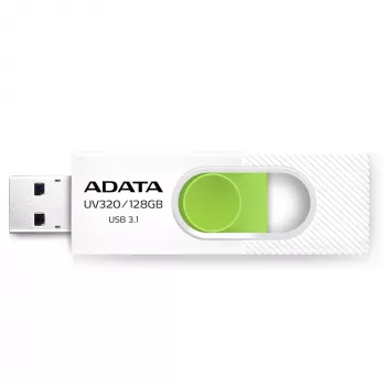 ADATA UV320 USB atmintukas 128 GB USB Type-A 3.2 Gen 1 (3.1 Gen 1) Žalia, Balta