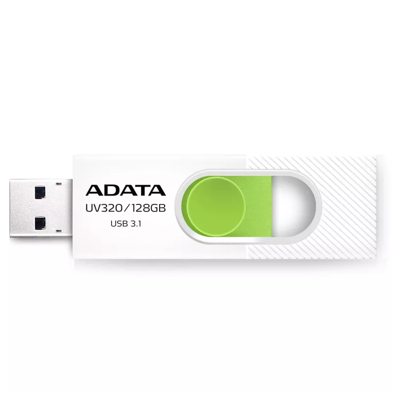 ADATA UV320 USB atmintukas 128 GB USB Type-A 3.2 Gen 1 (3.1 Gen 1) Žalia, Balta