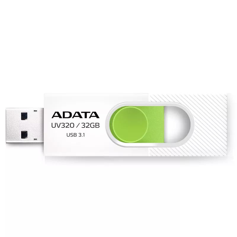 ADATA UV320 USB atmintukas 32 GB USB Type-A 3.2 Gen 1 (3.1 Gen 1) Žalia, Balta
