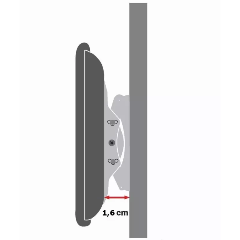 Techly sieninis laikiklis LED LCD TV 42-80 inch Ultra Slim fiksuotas H600mm ICA-PLB 860