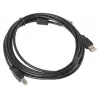 LANBERG USB kabelis USB 2.0 USB B - 3m Juoda