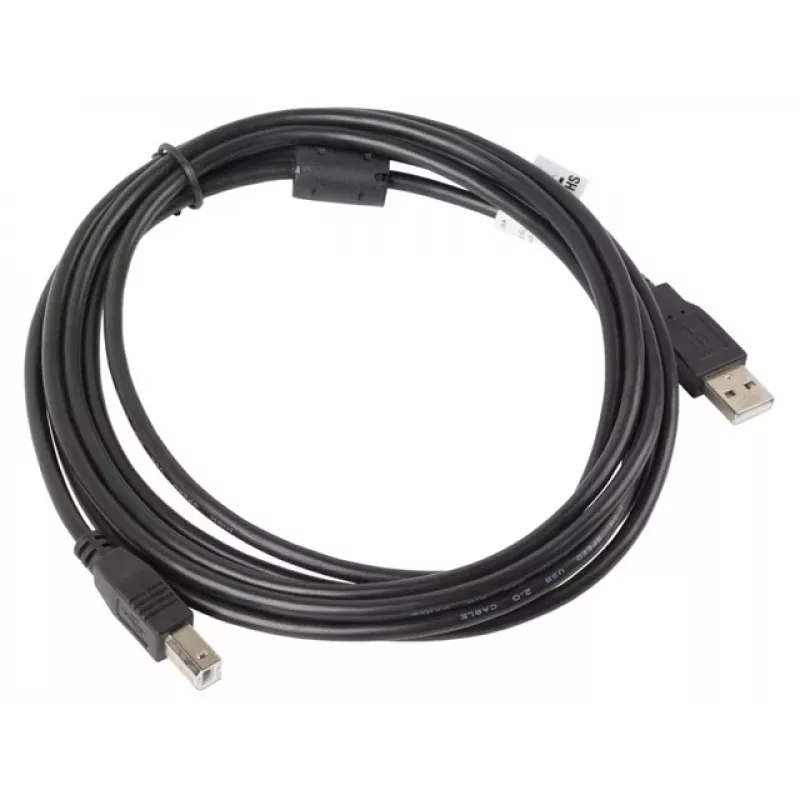 LANBERG USB kabelis USB 2.0 USB B - 3m Juoda