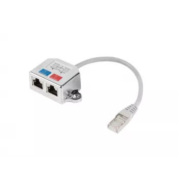 LANBERG adapteris LAN RJ45 / 2x RJ45 FTP skirstytuvas AD-0026-S