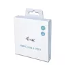 i-tec Metal USB-C HUB 4 portų USB 3.0 centras