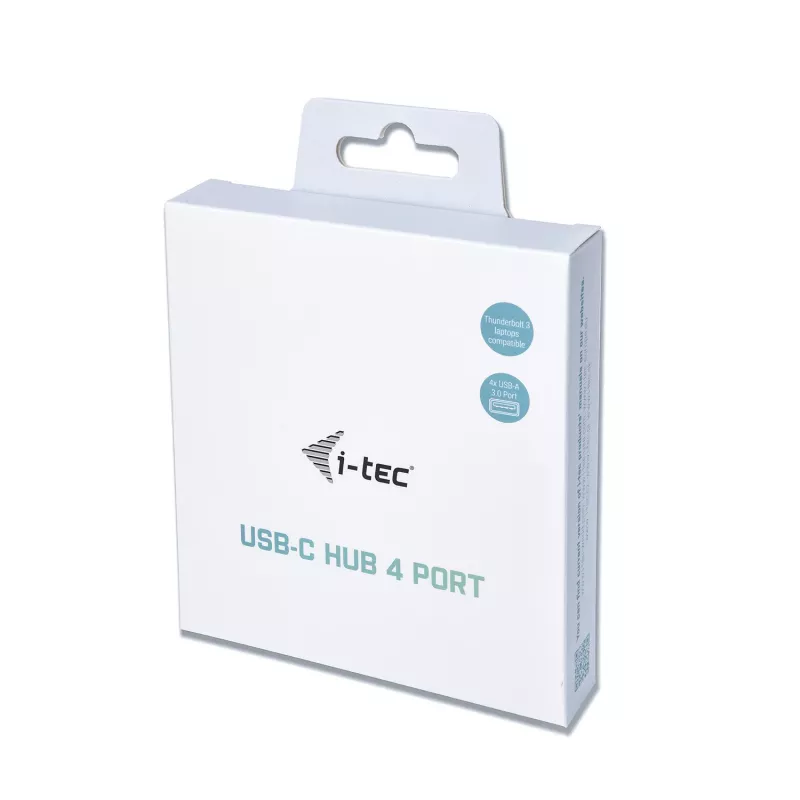 i-tec Metal USB-C HUB 4 portų USB 3.0 centras