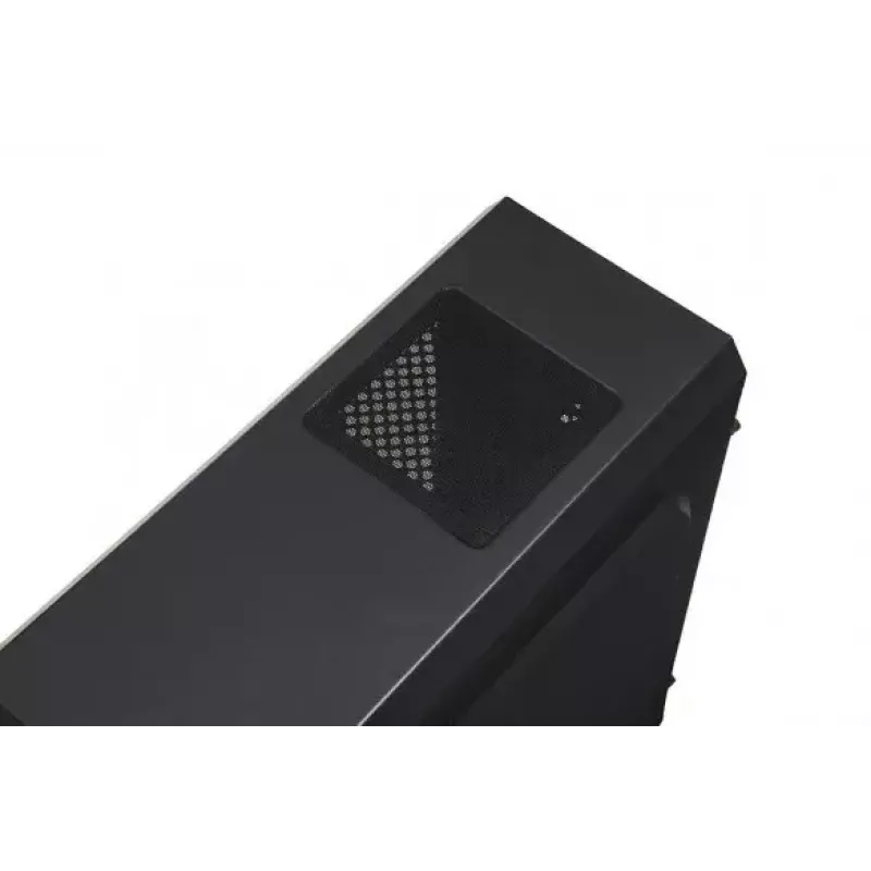 Korpusas IBOX ORCUS X14 Midi Tower juodas – ITX/ATX, šoninis langas, raudonas apšvietimas, 3×3,5 colio vietos, 2×2,5 colio vietos, 1×5,25 colio vieta, USB 3.2 Gen1 Type-A