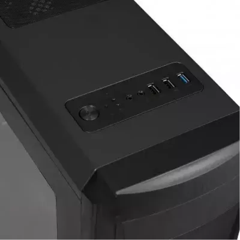 Korpusas IBOX ORCUS X14 Midi Tower juodas – ITX/ATX, šoninis langas, raudonas apšvietimas, 3×3,5 colio vietos, 2×2,5 colio vietos, 1×5,25 colio vieta, USB 3.2 Gen1 Type-A