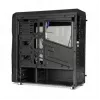 Korpusas IBOX ORCUS X14 Midi Tower juodas – ITX/ATX, šoninis langas, raudonas apšvietimas, 3×3,5 colio vietos, 2×2,5 colio vietos, 1×5,25 colio vieta, USB 3.2 Gen1 Type-A