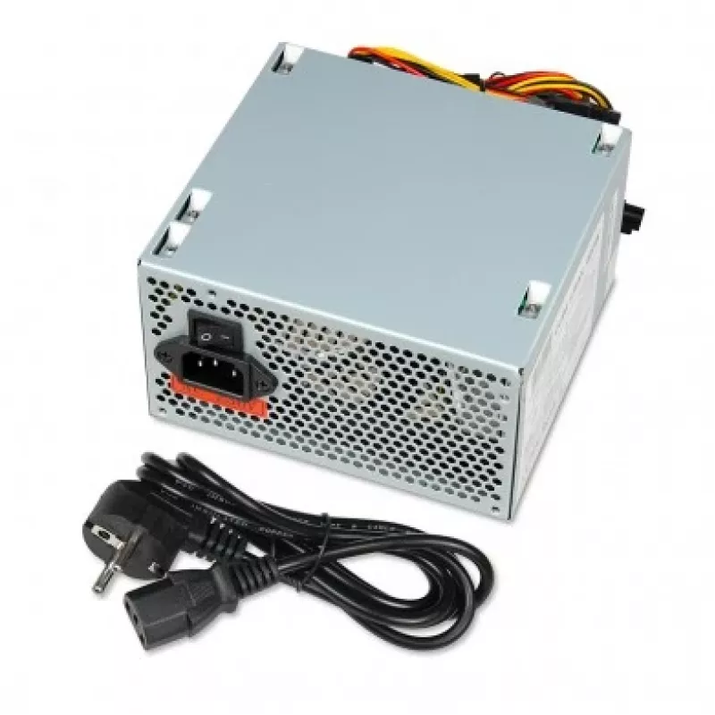 Maitinimo blokas ATX IBOX CUBE II 400 W — 20+4 pin, 120 mm ventiliatorius, sidabrinis