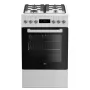 Beko FSE52320DWD laisvai pastatoma viryklė su dujine kaitlente ir elektrine orkaite, balta