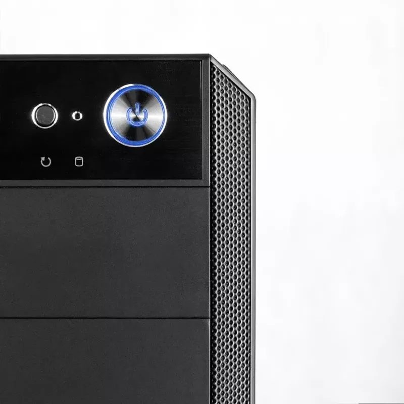 Kompiuterio korpusas MODECOM Oberon Pro Midi Tower — Juodas, ATX/ITX/Micro ATX, grūdintas stiklas, iki 395 mm GPU