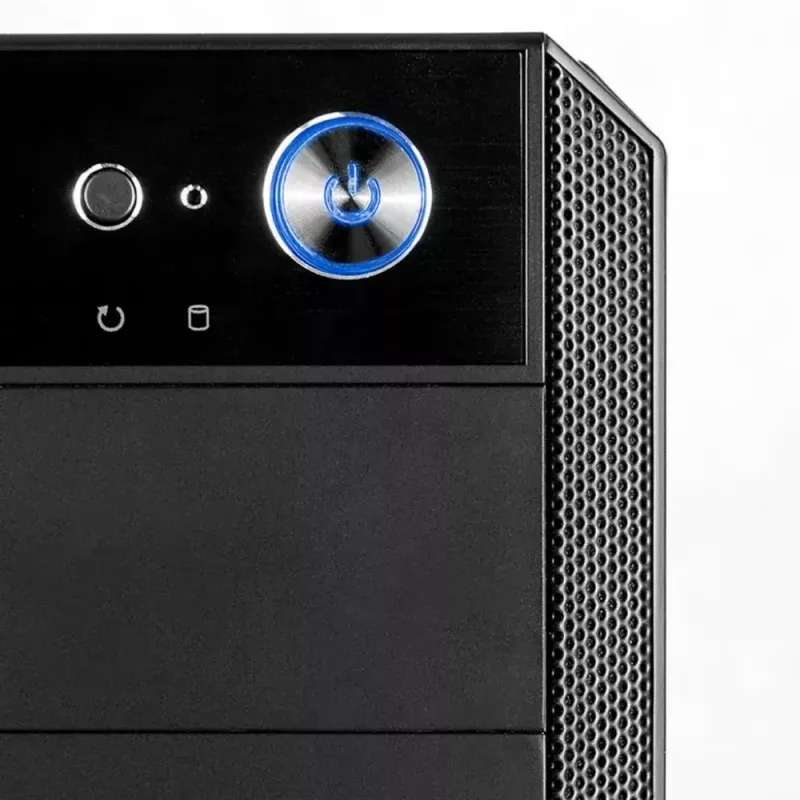 Kompiuterio korpusas MODECOM Oberon Pro Midi Tower — Juodas, ATX/ITX/Micro ATX, grūdintas stiklas, iki 395 mm GPU